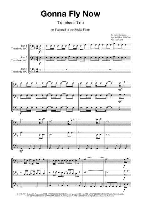 Gonna Fly Now (arr. Tim Curd)