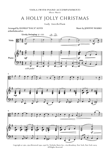 A Holly Jolly Christmas (arr. Danilo "Daca" Alves)