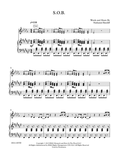 S.o.b. (arr. Red Gate Music)