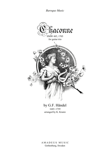 Chaconne HWV 485 for guitar trio (arr. K. Krantz)