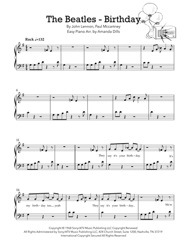 Birthday (arr. Amanda Dills)