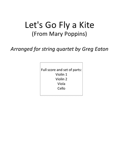 Let's Go Fly A Kite (arr. Greg Eaton)