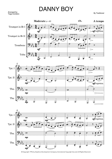 Danny Boy (arr. Tiago Cordeiro)