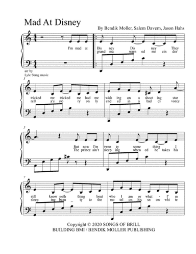 Mad At Disney (arr. lyle stang music)