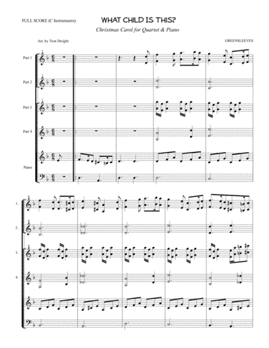 What Child Is This? (Greensleeves) (arr. Tom Dwight)