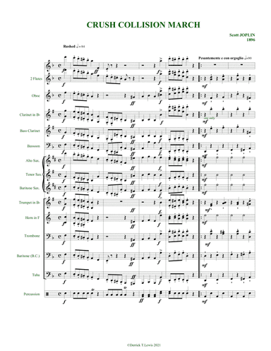 The Crush Collision March (arr. Derrick T. Lewis)
