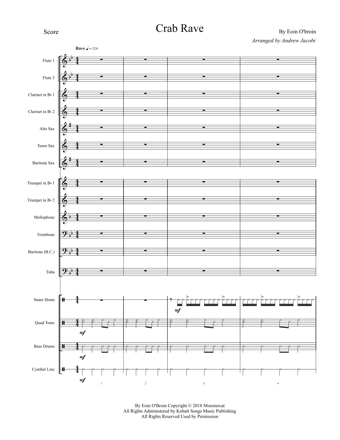 Crab Rave (arr. Andrew Jacobi)