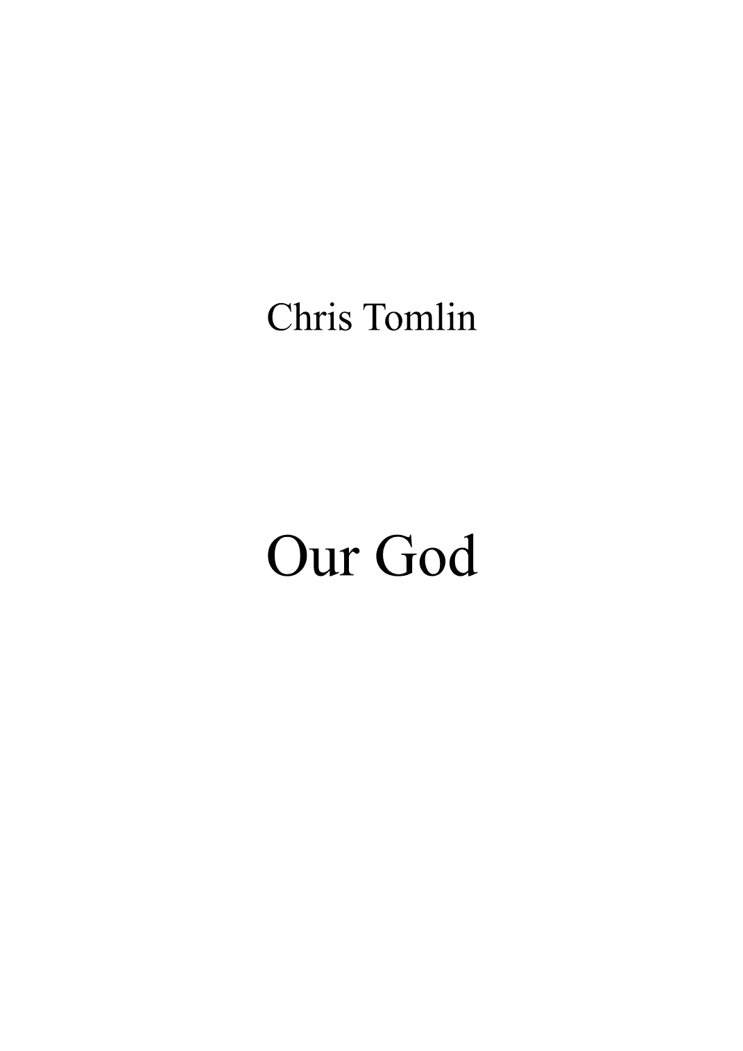 Our God (arr. MProducer)