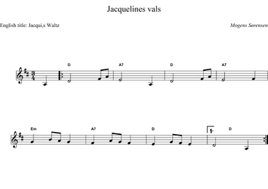 Jacquelines vals