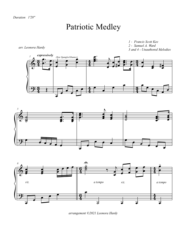 Patriotic Medley (arr. Leonora Hardy)