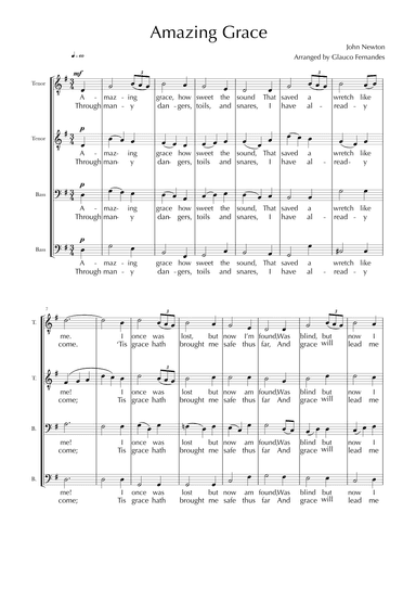 Amazing Grace (arr. Glauco Fernandes)