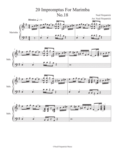 Impromptu No.18 For Marimba