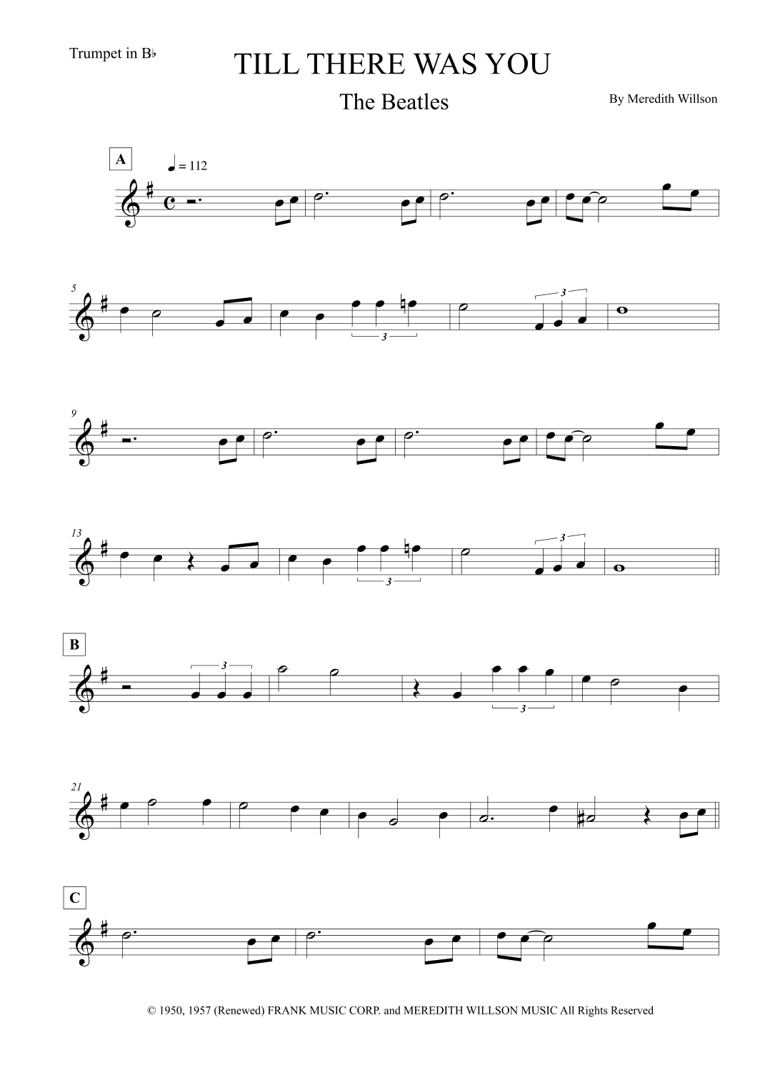 Till There Was You (arr. Leo Silva)