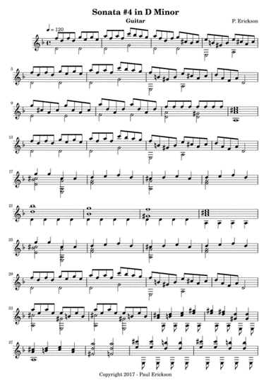 Sonata No. 4 in D Minor
