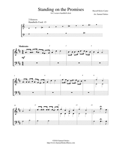 Standing on the Promises - for 2-octave handbell choir (arr. Samuel Stokes)