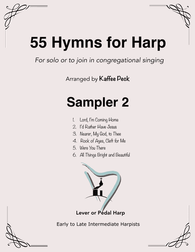 55 Hymns for Harp: Sampler 2 (arr. Kaffee Peck)