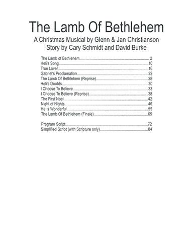 The Lamb Of Bethlehem - Christmas Cantata