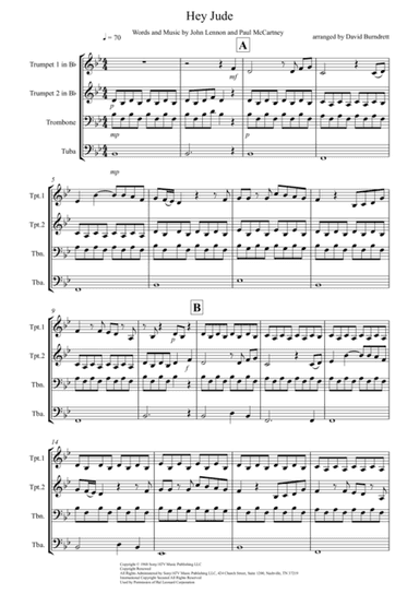 Hey Jude (arr. David Burndrett)