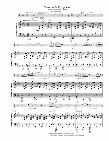 Nocturne in Eb, Op. 9, No.2 (arr. Jim Palmer and Rebecca Dunnell)
