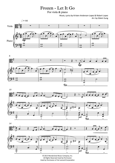 Let It Go (from Frozen) (arr. Edwin Sung)