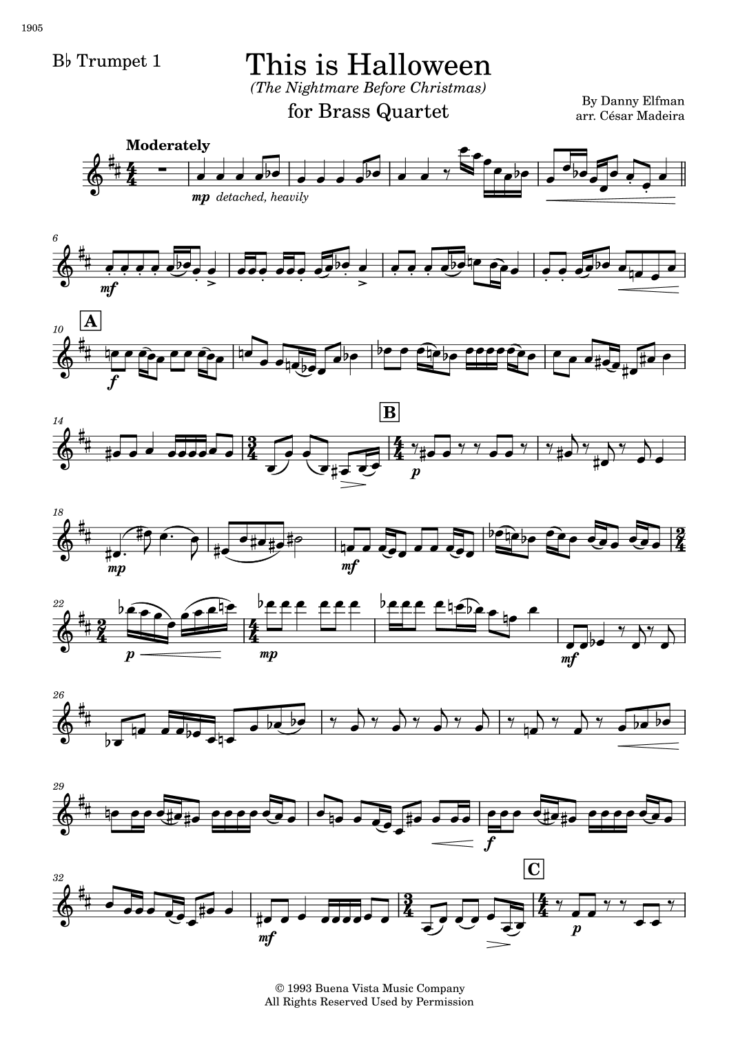 This Is Halloween (arr. César Madeira)