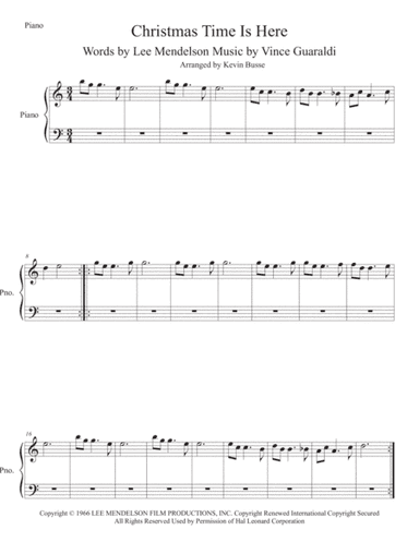 Christmas Time Is Here (arr. Kevin Busse)