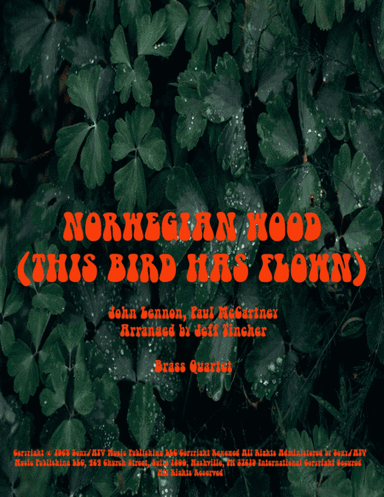 Norwegian Wood (this Bird Has Flown) (arr. Jeff Tincher)