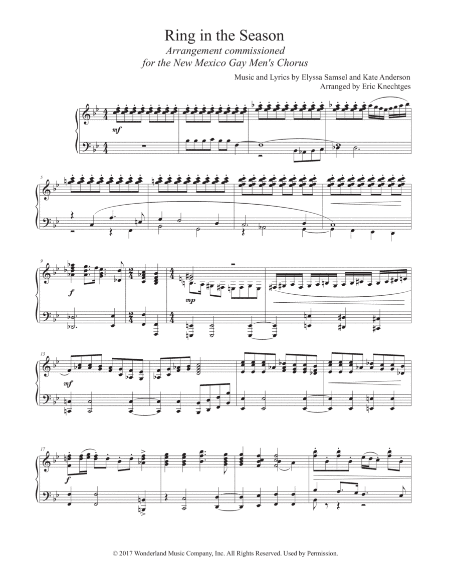 Ring In The Season (arr. Eric Knechtges)