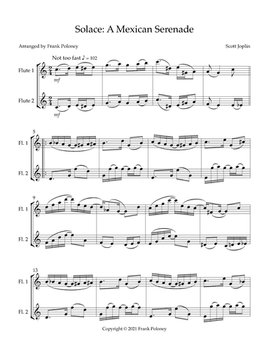 Solace: A Mexican Serenade (arr. Frank Poloney)