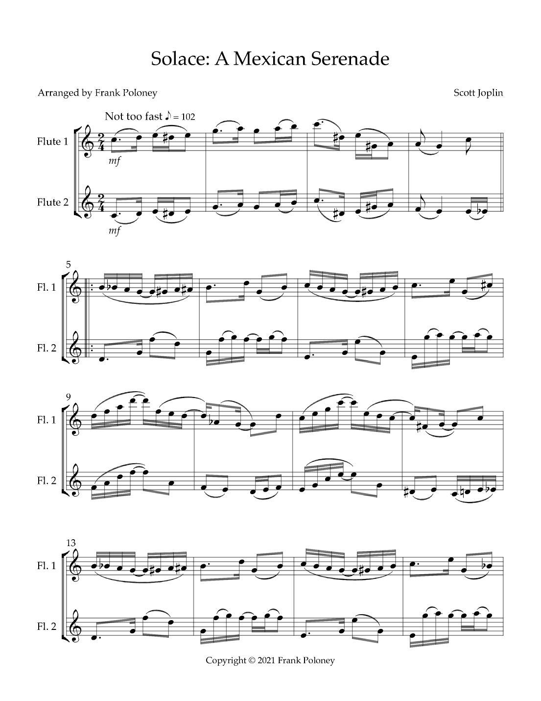 Solace: A Mexican Serenade (arr. Frank Poloney)