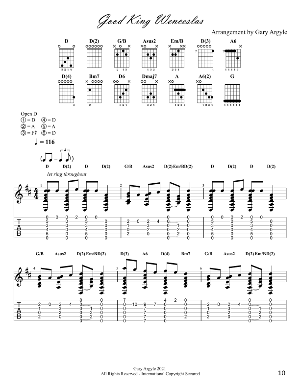 Good King Wenceslas (arr. Gary Argyle)