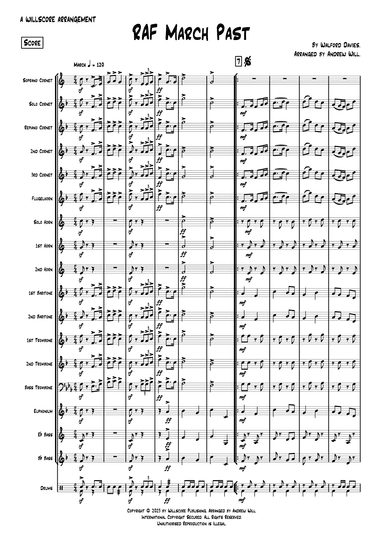 RAF March Past (arr. Willscore Publishing)