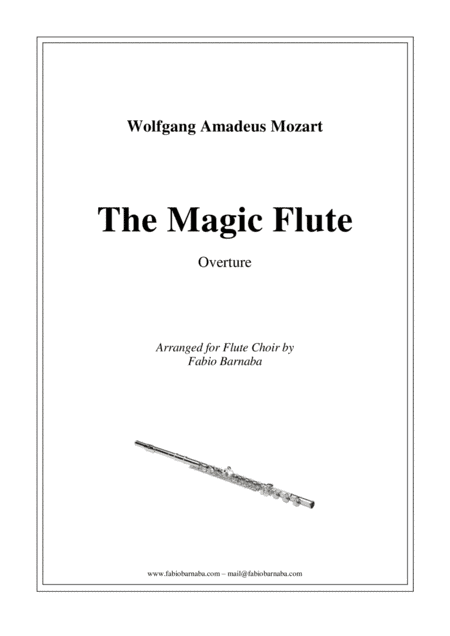The Magic Flute - Overture for Flute Choir (arr. Fabio Barnaba)