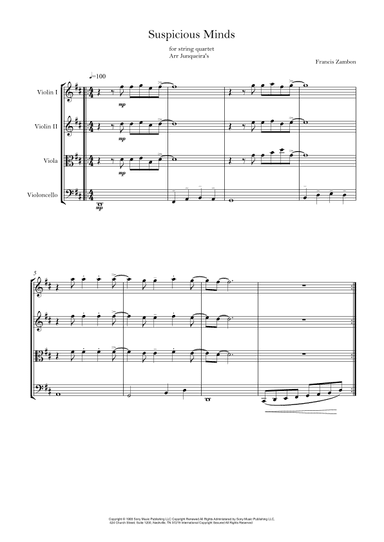 Suspicious Minds (arr. Junqueira's)