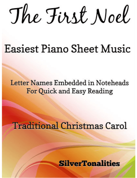 First Noel Easy Piano Sheet Music (arr. SilverTonalities)