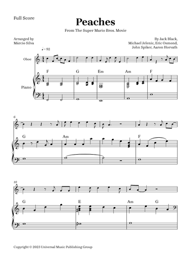 Peaches (arr. Márcio Silva)