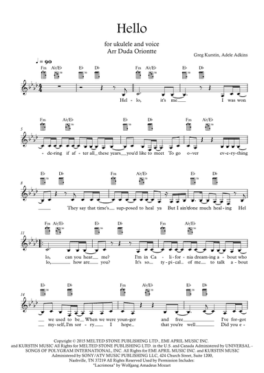 Hello (arr. Duda Oriontte)