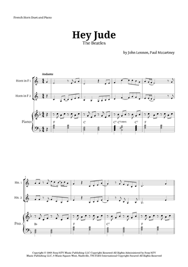 Hey Jude (arr. Langanho)
