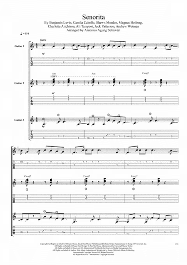 Senorita (arr. Antonius Agung Setiawan)