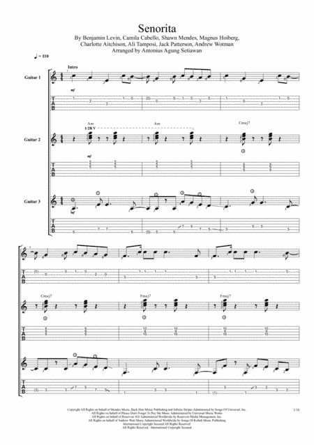 Senorita (arr. Antonius Agung Setiawan)