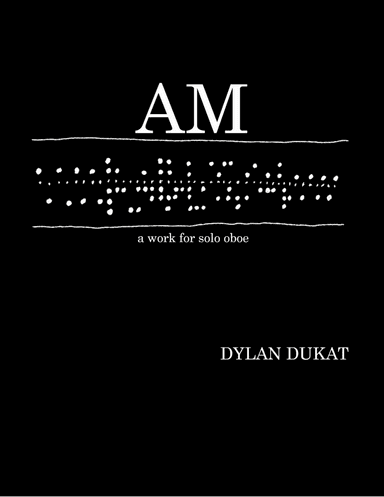 AM: a work for solo oboe