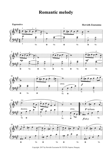Romantic melody