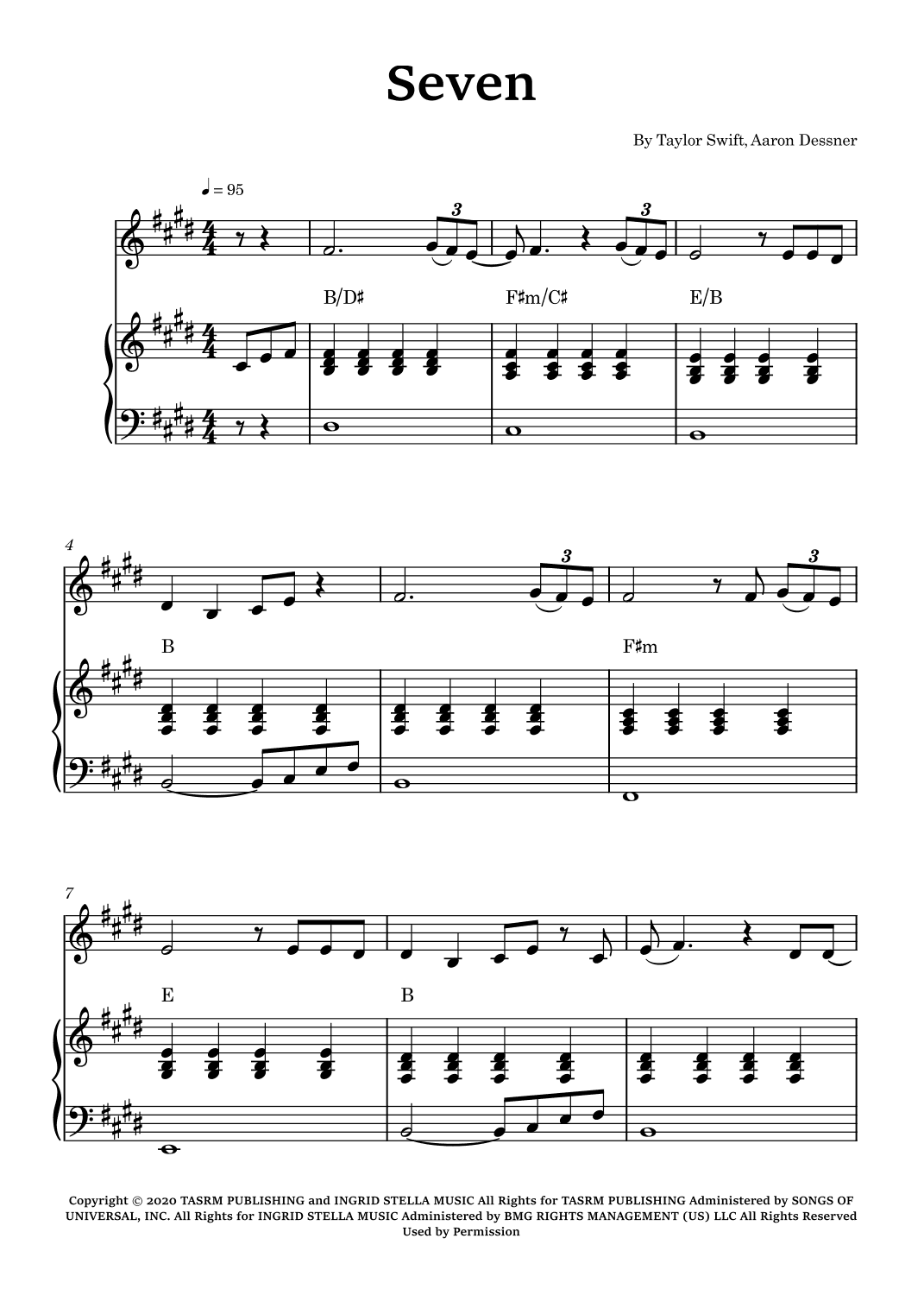 Seven (arr. Glauco Fernandes)