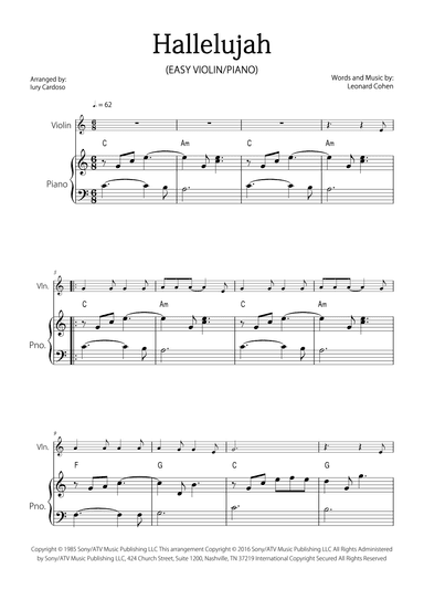 Hallelujah (arr. Iury Cardoso)