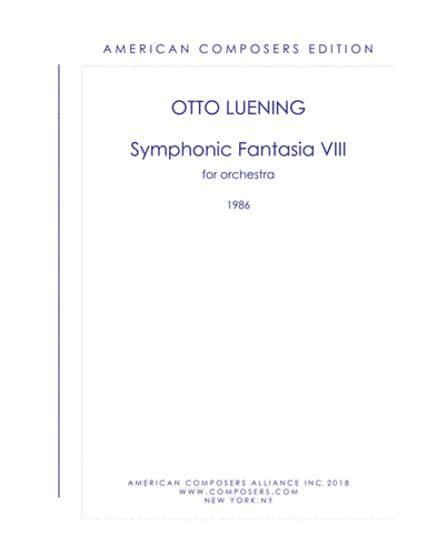 [Luening] Symphonic Fantasia No. 8