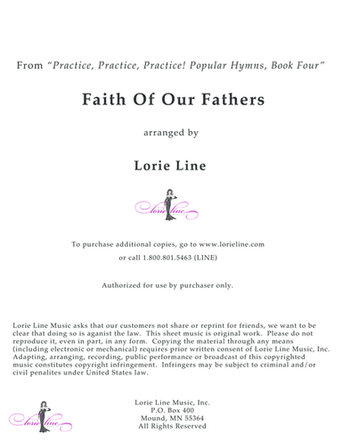 Faith Of Our Fathers - EASY! (arr. Lorie Line)