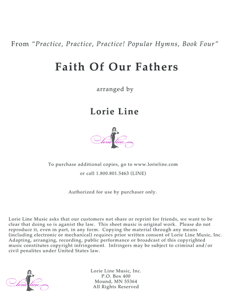 Faith Of Our Fathers - EASY! (arr. Lorie Line)