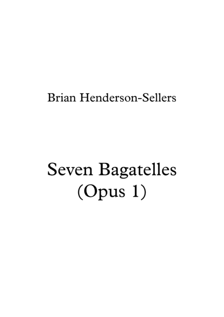 Seven Bagatelles