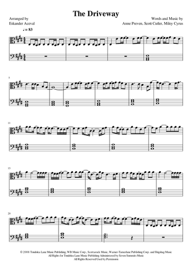 The Driveway (arr. Eskander Aceval)