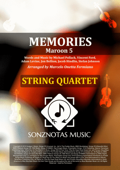 Memories (arr. Marcelo Onetta Fermiano)